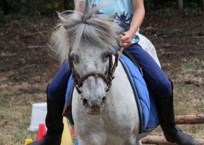 garçon sur son poney